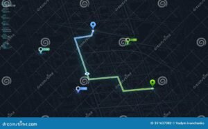 A Qué Distancia Está Un Lugar Específico Y Cómo Calcularlo Fácilmente 32 mapa con ruta y distancia marcada