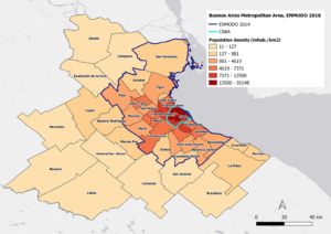 mapa de municipios argentinos fuera del amba